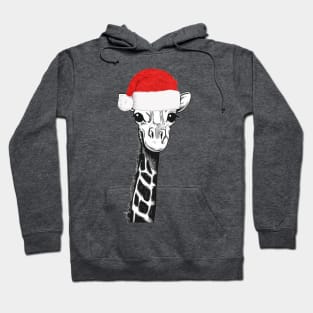 Cute Christmas Giraffe Hoodie